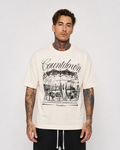 Tricou Countdown Carusel Crem — față