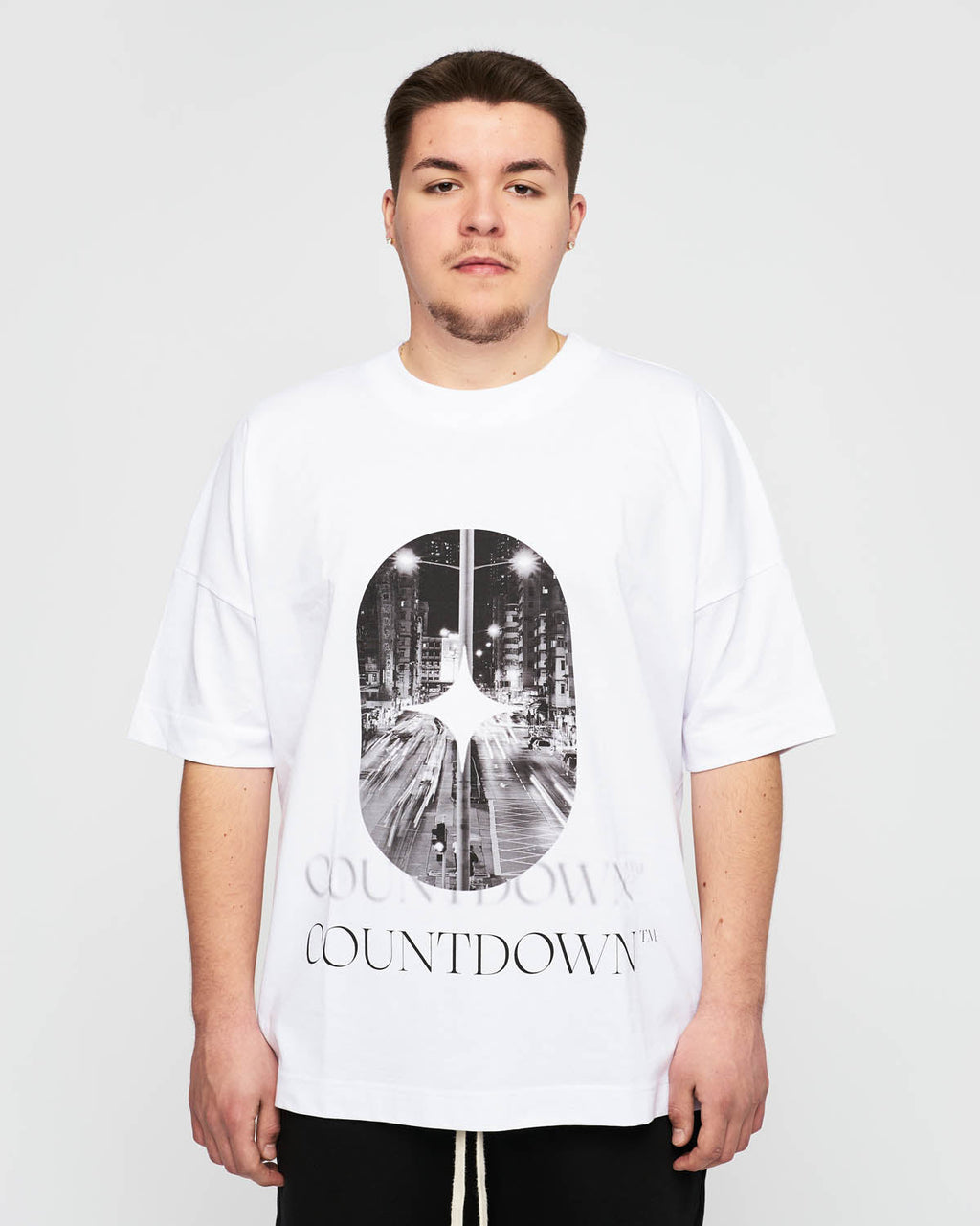 Tricou Countdown Logo Oras — față