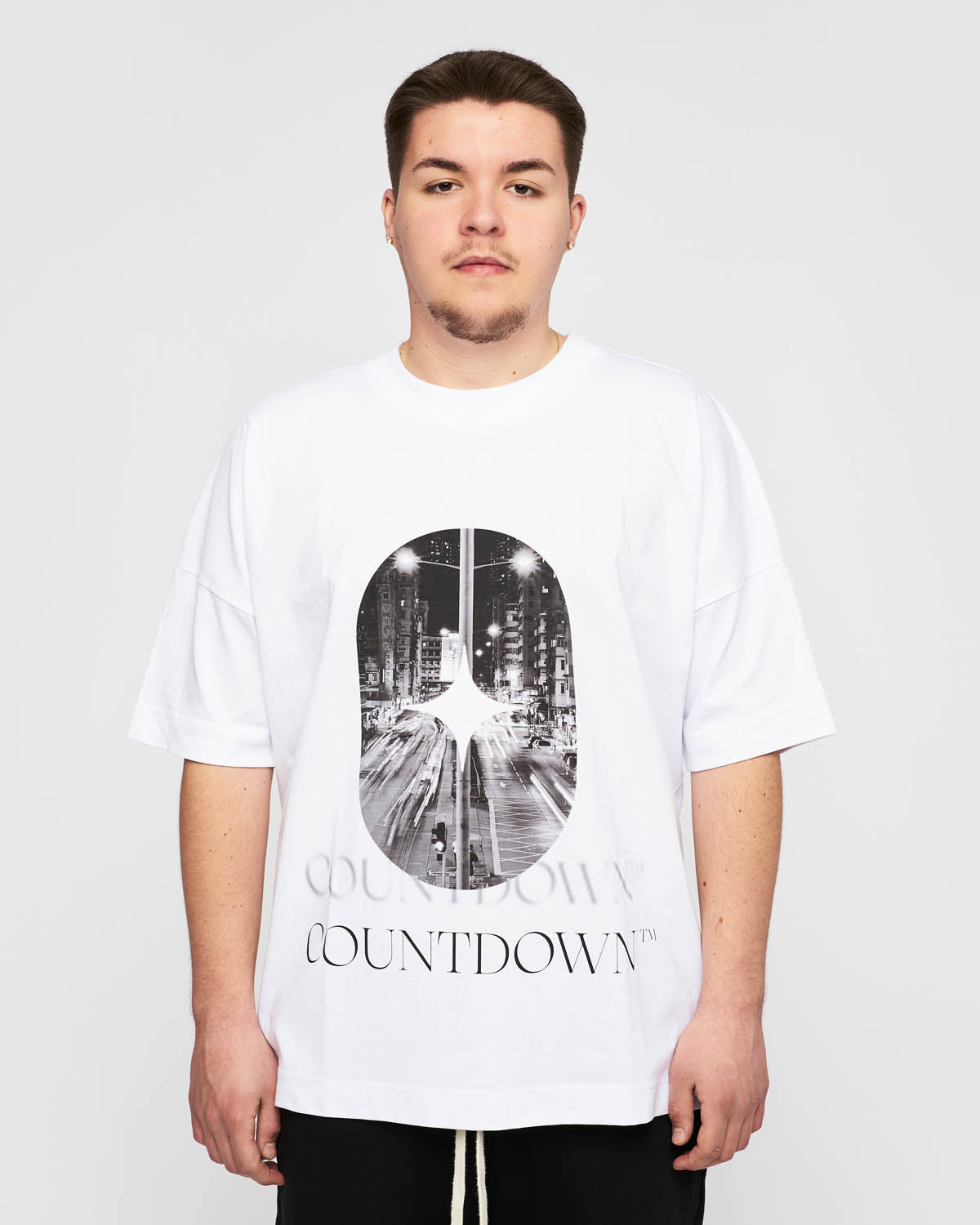 Tricou Countdown Logo Oras — față